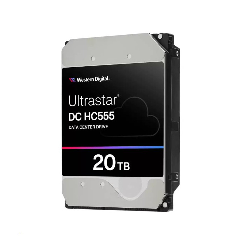Western Digital Ultrastar DC HC555 3.5in 26.1MM 20000GB 512MB 7200RPM SAS ULTRA 512E SE P3