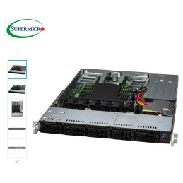 SUPERMICRO CloudDC 1115CS-TNR 1U SP5(400W), noLAN, 10SFF/NVMe5, 2M.2, 12DDR5, 2AIOM,2PCI-E16g5, IPMI, RoT, rPS 800W (80+