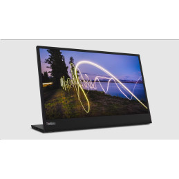 Lenovo ThinkVision M15, 15.6", WLED, 1920x1080, 16:9, 141dpi, 250cd/m2, 1000:1, , 6ms, 178°/178°, 3R