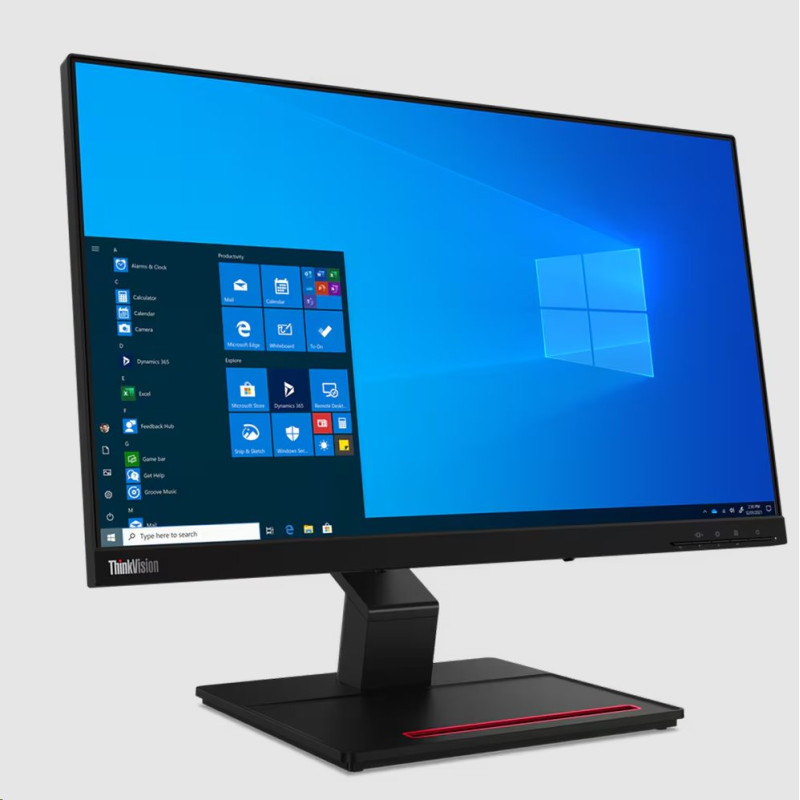 Lenovo ThinkVision T24t-20, 23.8", WLED, 1920x1080, 16:9, 93dpi, 300cd/m2, 1000:1, Touch, 4ms, 178°/178°, 3R
