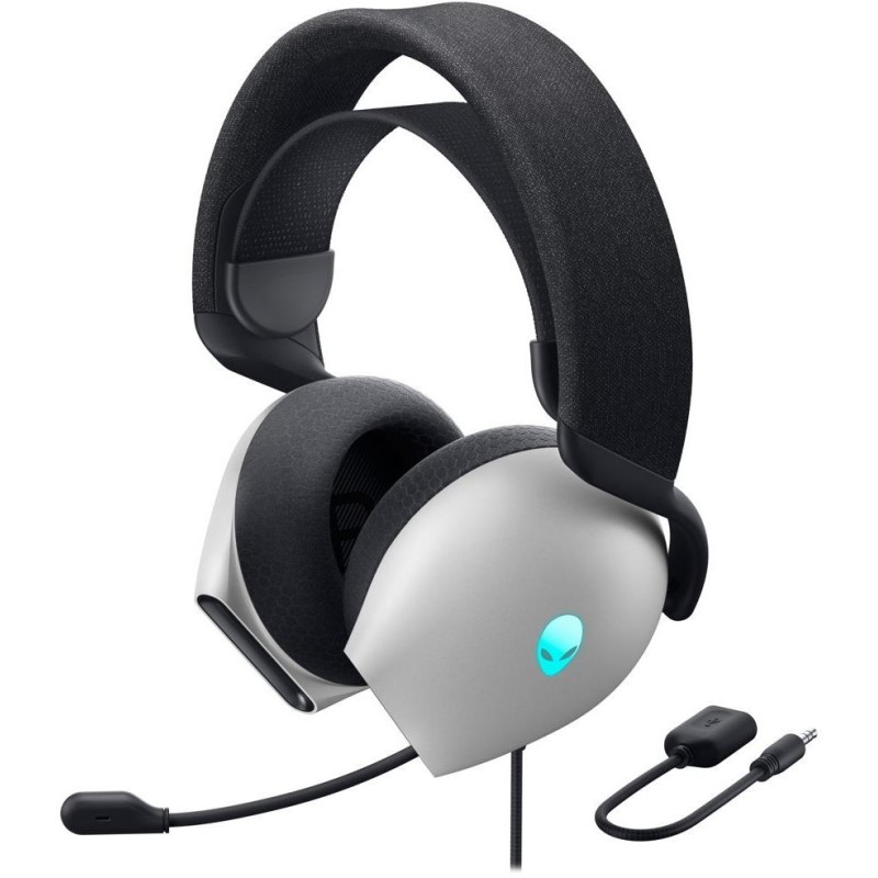 DELL náhlavní souprava  AW520H/ Wired gaming Headset/ sluchátka + mikrofon/ bílá