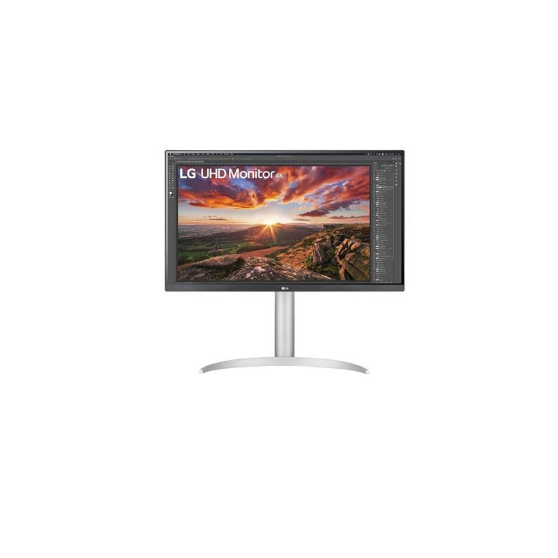 LG 27UP850K-W 27"W IPS 3840x2160 5ms 5M:1 400cd 2xHDMI DP USB-C(90W) pivot repro biely