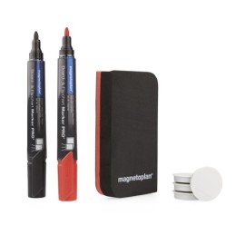 Magnetoplan OPTIMAL markers, squeegee, magnets - Start set
