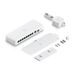 Ubiquiti UniFi Switch Flex 2.5G (USW-Flex-2.5G-8), 8-Port 2.5Gbt, 1x 10GbE RJ45/SFP+, PoE-in, USB-C