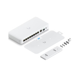 Ubiquiti UniFi Switch Flex 2.5G PoE (USW-Flex-2.5G-8-PoE), 8-Port 2.5Gbt PoE++, 1x 10GbE RJ45/SFP+, PoE- budget 196W