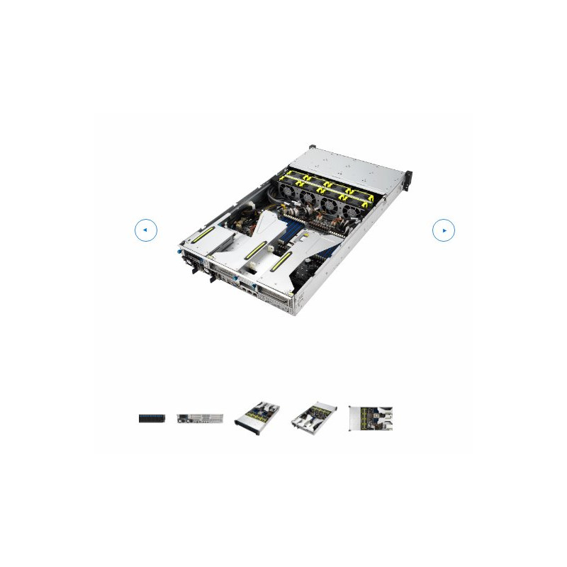 ASUS 2U RS521A-E12-RS24U 1 xSP5 (LGA 6096) 24xDDR5/16NVMe/RH/OCP/GPU 1GB LAN 2KW