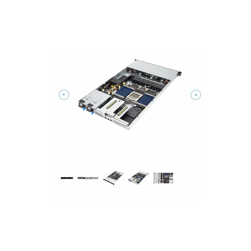 ASUS 1U RS501A-E12-RS4 1 xSP5 (LGA 6096) 24xDDR5 4xSATA/NVME/OCP/2x1G LAN/1,6KW