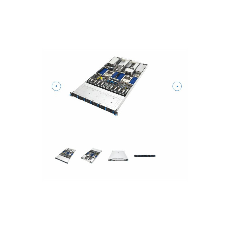 ASUS 1U RS700A-E13-RS12U 2 xSP5 (LGA 6096P) 24xDDR5/ 12x(4-8 SAS/Sata // 12xNvme Opti. ) /OCP/1xLAN/2KW