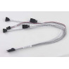 SUPERMICRO IPASS (SFF-8087) TO 4 SATA 43/43/33/33CM, W/ 43cm SB, right angle, pro SC113
