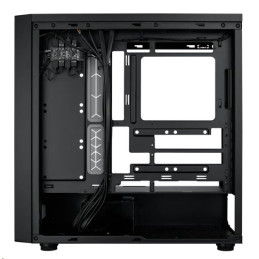 CoolerMaster case MasterBox 600, 4x ARGB Fan, ATX, čierna, bez zdroja