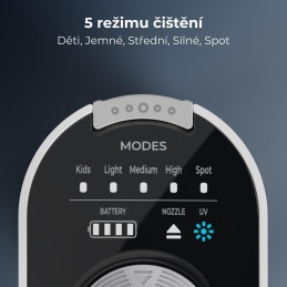 AENO Ústní sprcha DI3 - UV dezinfekce, dětský režim