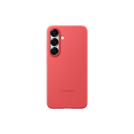 SAMSUNG Silikónový zadný kryt pre Galaxy S25, červeny