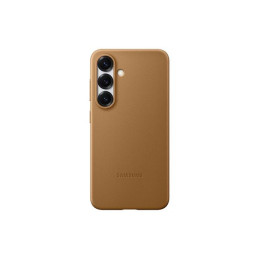 SAMSUNG Ochranný kryt z vegánskej kože pre Galaxy S25 hnedý