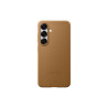 SAMSUNG Ochranný kryt z vegánskej kože pre Galaxy S25 hnedý