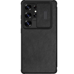SAMSUNG Nillkin Qin Book PRO Puzdro pre Samsung Galaxy S25 Ultra čierny