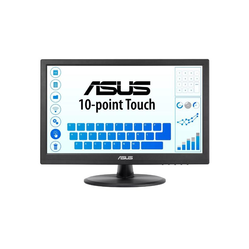 ASUS VT169HE 15,6" IPS Touch 10-bodový dotykový monitor 1920x1080 5ms 220cd HDMI, D-Sub čierny