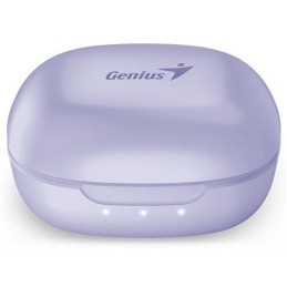 GENIUS bezdrátový headset TWS HS-M905BT Light Purple/ Bluetooth 5.3/ USB-C nabíjení/ fialová