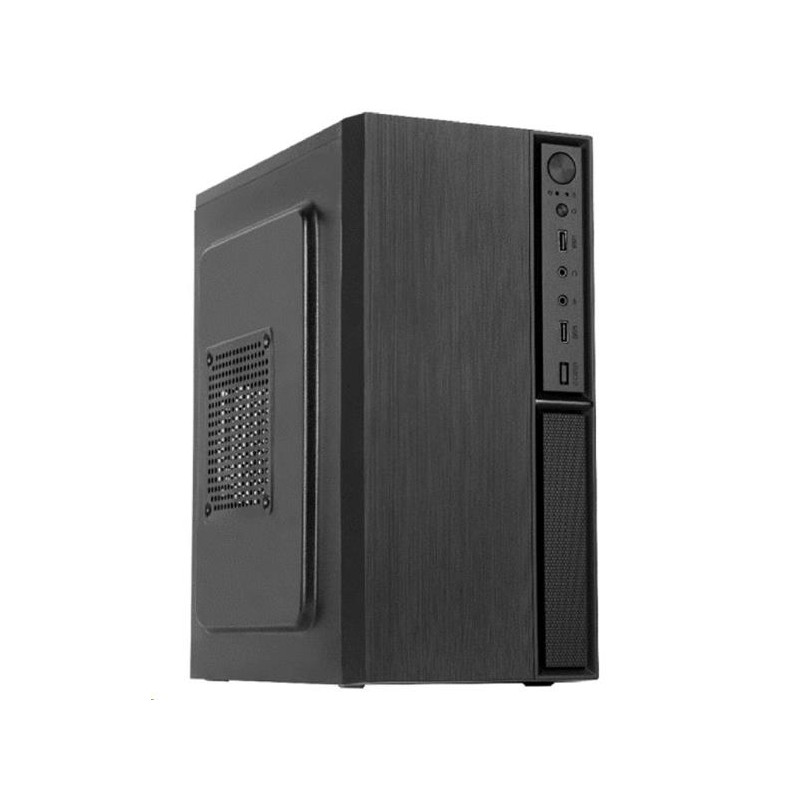 Eurocase MC MF-320B, skrinka mATX, 2xUSB3.0 + USB-C čierna