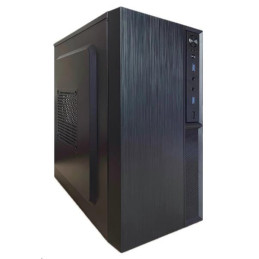 Eurocase MC MF-320B, skrinka mATX, 2xUSB3.0 + USB-C čierna