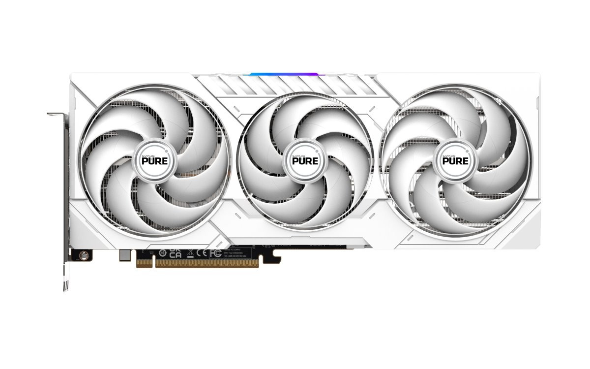 VGA SAPPHIRE PURE AMD Radeon RX 9070 XT OC 16GB. White