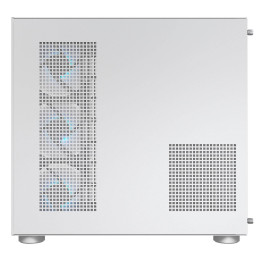 COUGAR PC skříň FV150 RGB White Mid tower Dual-Chamber ATX glass, 4x 120mm ARGB fans