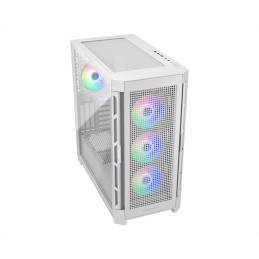 COUGAR PC skříň AIRFACE PRO RGB White Mid Tower Airflow Panel 3 x 120mm ARGB Fans 1x 120mm ARGB Fan TG Left Panel