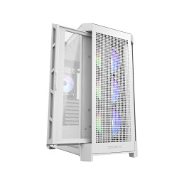 COUGAR PC skříň AIRFACE PRO RGB White Mid Tower Airflow Panel 3 x 120mm ARGB Fans 1x 120mm ARGB Fan TG Left Panel