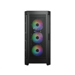COUGAR PC skříň AIRFACE PRO RGB Black Mid Tower Airflow Panel 3 x 120mm ARGB Fans 1x 120mm ARGB Fan TG Left Panel