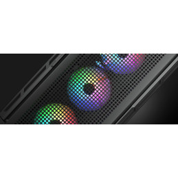 COUGAR PC skříň AIRFACE PRO RGB Black Mid Tower Airflow Panel 3 x 120mm ARGB Fans 1x 120mm ARGB Fan TG Left Panel