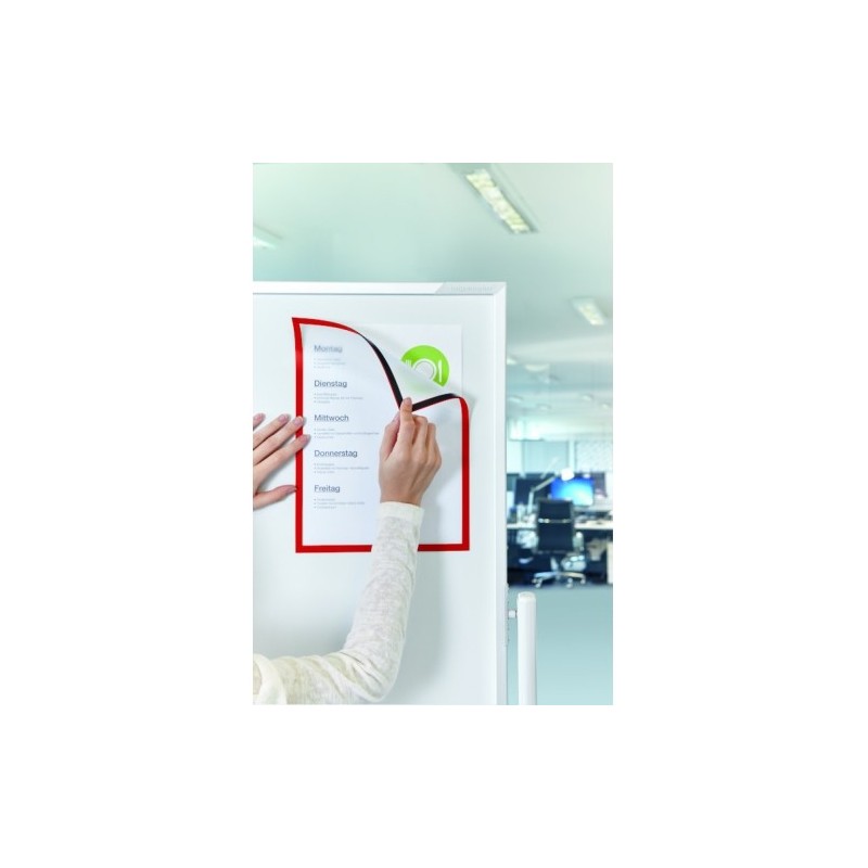 Magnetoplan Magnetofix Magnetrahmen A4 rot (5Stk)