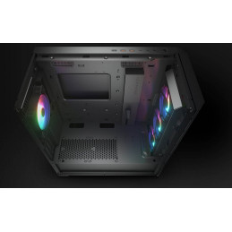 COUGAR PC skříň AIRFACE PRO RGB Black Mid Tower Airflow Panel 3 x 120mm ARGB Fans 1x 120mm ARGB Fan TG Left Panel
