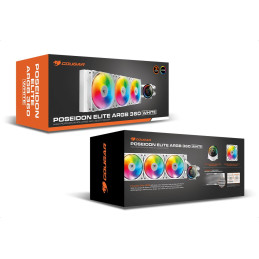COUGAR chlazení POSEIDON ELITE ARGB 360 AIO vodní white
