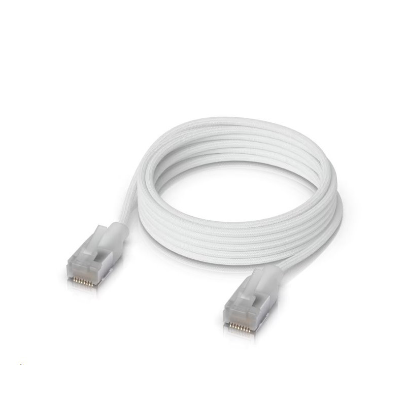 Ubiquiti UniFi Premium Patch Cable, 10 GbE, 3m, bílý