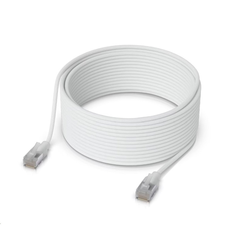 Ubiquiti UniFi Premium Patch Cable, 10 GbE, 12m, bílý
