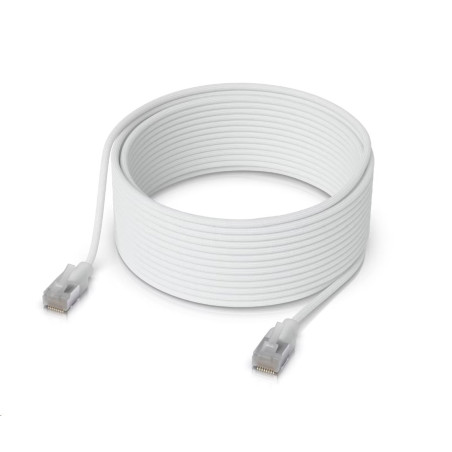 Ubiquiti UniFi Premium Patch Cable, 10 GbE, 15m, bílý