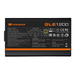COUGAR PC zdroj GLE 1000W 80+ Gold, Fully modular