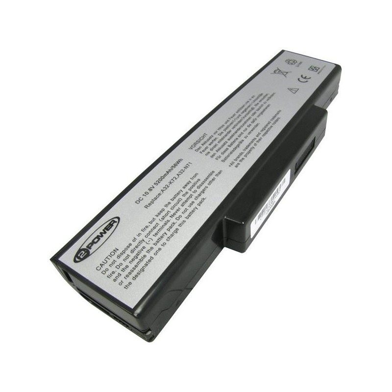 Batéria Li-Ion 10,8V 5200mAh, Black pre Asus K72/K73/N71/N73