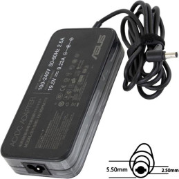 ASUS AC NAPÁJACÍ ADAPTÉR 180W 19,5V 3pin 5,5x2,5mm bez EU plug