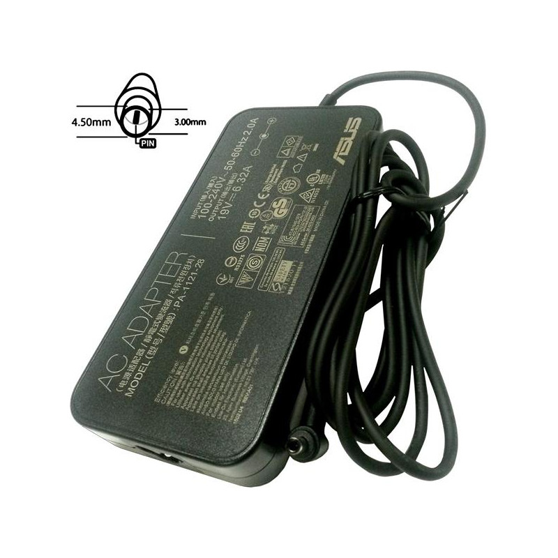 ASUS AC NAPÁJACÍ ADAPTÉR 120W 20V 3pin 4,5 x 3,0mm bez EU plug