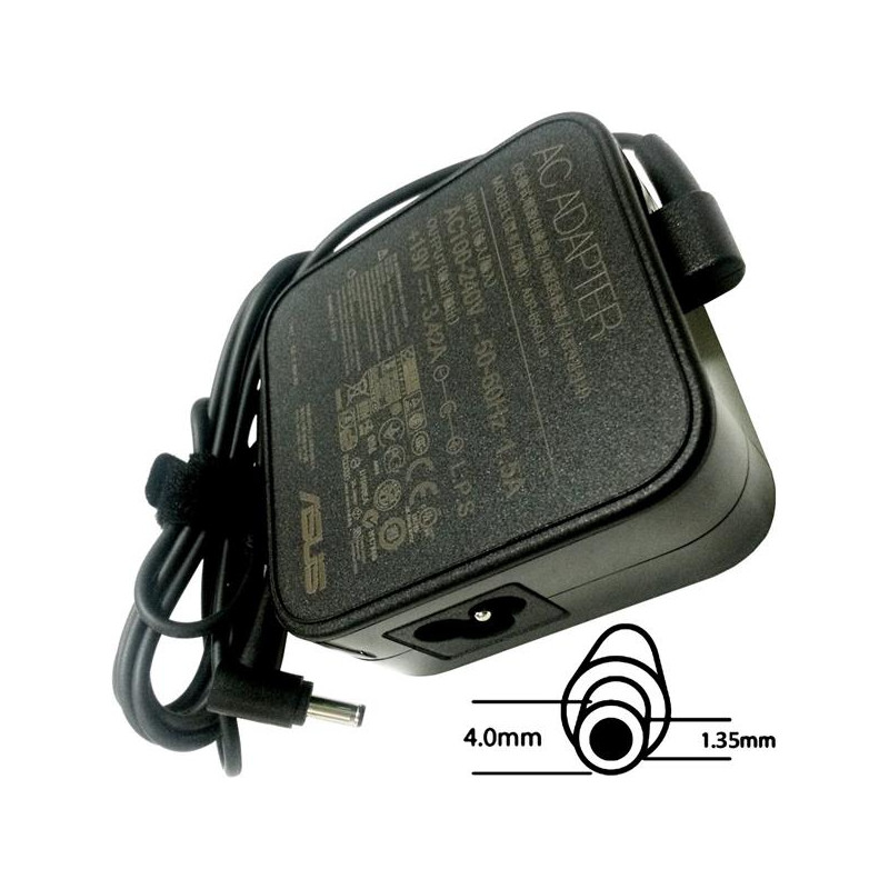 ASUS AC NAPÁJACÍ ADAPTÉR 65W 19V 3pin 4,0x1,35mm , neobsahuje EU plug