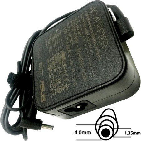 ASUS AC NAPÁJACÍ ADAPTÉR 65W 19V 3pin 4,0x1,35mm , neobsahuje EU plug