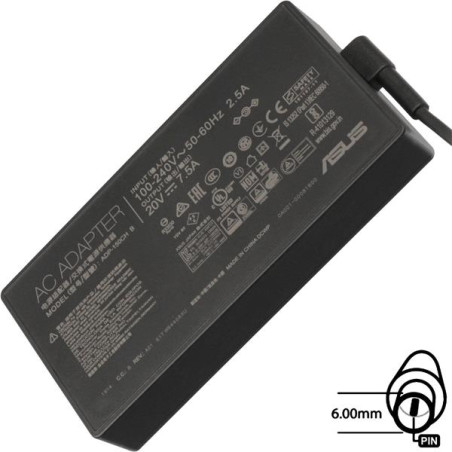 ASUS AC NAPÁJACÍ ADAPTÉR 150W 20V 3pin 6.0 mm -bez EU plug