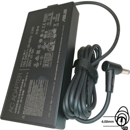 ASUS AC NAPÁJACÍ ADAPTÉR 180W 20V 3pin 6.0 mm -bez EU plug