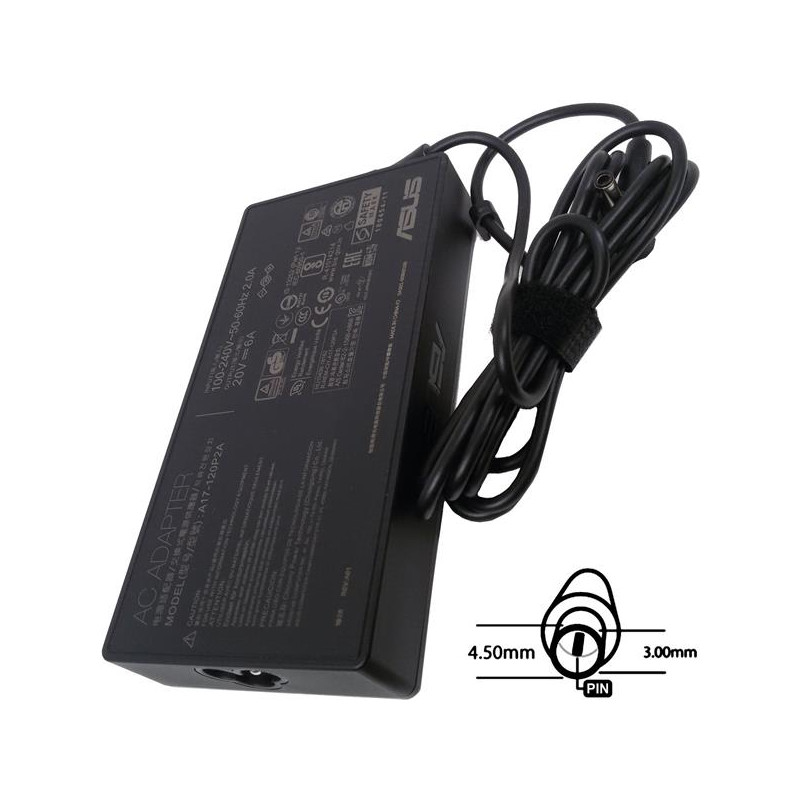 ASUS AC NAPÁJACÍ ADAPTÉR 120W 20V 3pin 4.5 mm bez EU plug