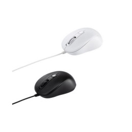 ASUS MOUSE MU101C white - optická drôtová myš, biela