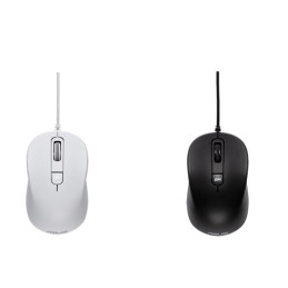 ASUS MOUSE MU101C white - optická drôtová myš, biela