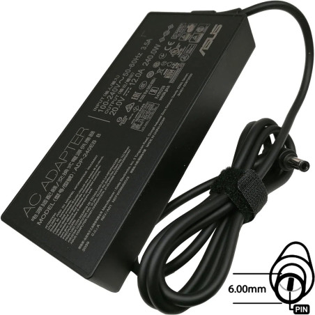 ASUS AC NAPÁJACÍ ADAPTÉR 240W 20V 3pin 6mm- bez EU plug