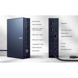 ASUS SimPro Dock 2-  - dobija notebook cez USB C, max.120W