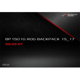 ASUS ruksak BP1501G ROG BACKPACk, čierny, 17'