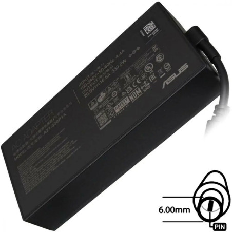 ASUS AC NAPÁJACÍ ADAPTÉR 330W 19,5 3pin 6mm  - bez EU plug